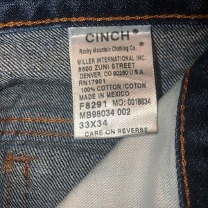 Men’s Cinch Jean 33x34